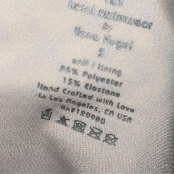 KORAL Swim Bikini Set Bandeau Top Tie Bottom S - Picture 13 of 17